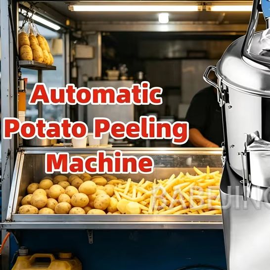 Commercial Potato Peeler - High Power Stainless Steel Potato Peeling