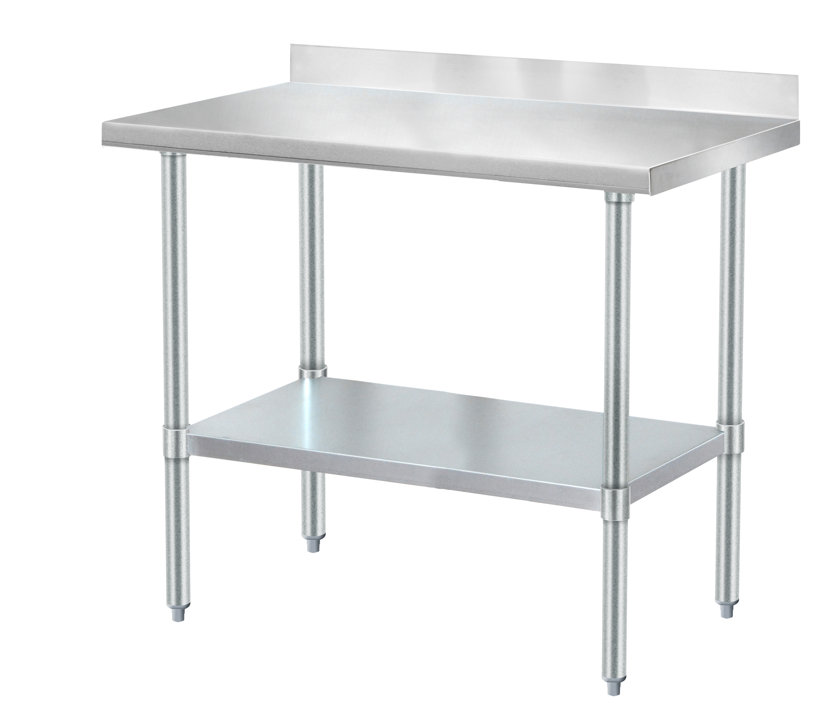 Commercial Kitchen Prep Table - 304 Stainless Steel Worktop Commercial Food