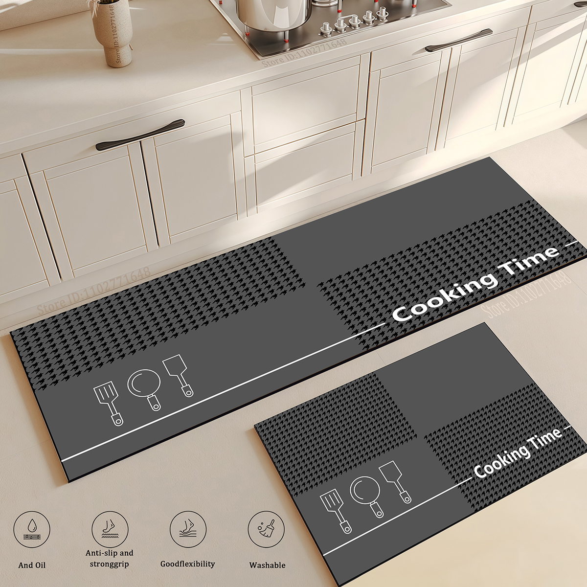 Kitchen Flooring Commercial - Kitchen Corner Floor Mat Waterproof Carpet