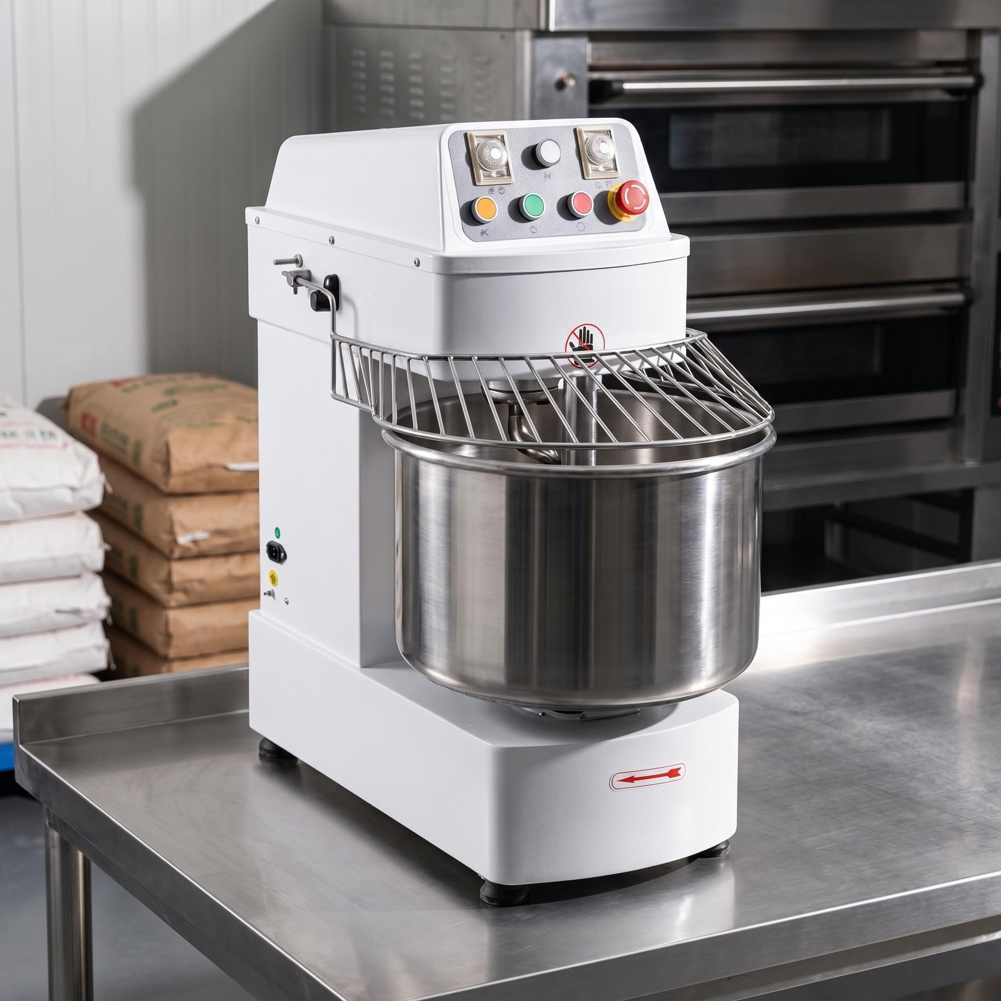Commercial Kitchen Mixers Dough Mixer - Bakery Equipment Commercial Spiral Dough Mixer