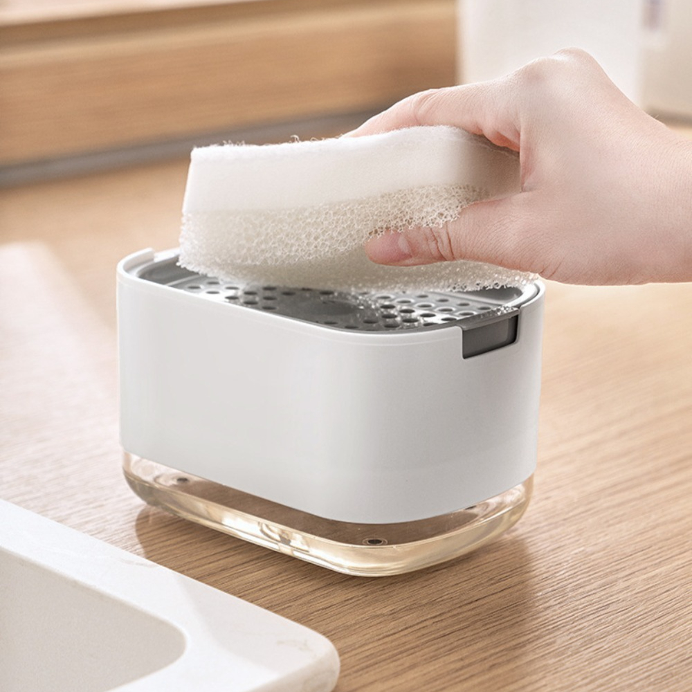 Commercial Kitchen Utensil Organizer - Manually Press The Soap Dispenser Box