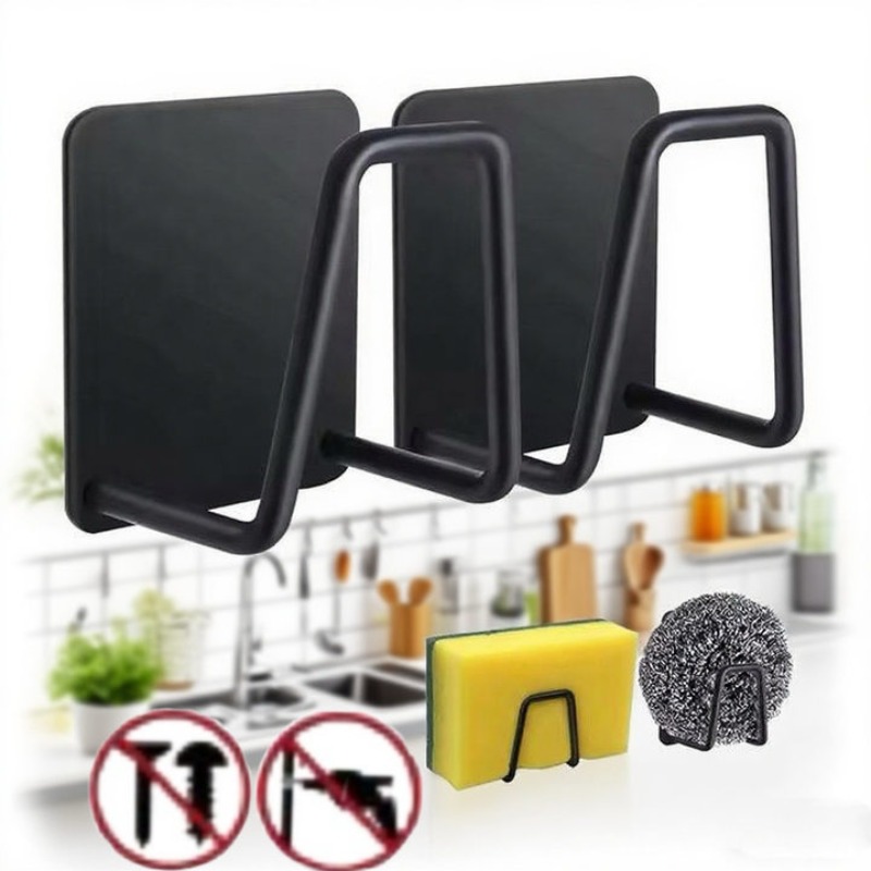 Commercial Kitchen Organiser - Kitchen Stainless Steel Sink Sponges Holder