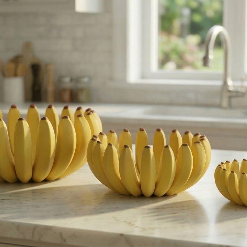 Unique Banana Shaped Fruit Bow - مراجعة Commercial Kitchen Prep Table وسعره