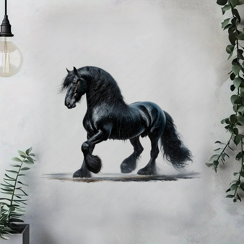 QT644# Friesian Horse Self-Adh - مراجعة Commercial Kitchen Tiles وسعره