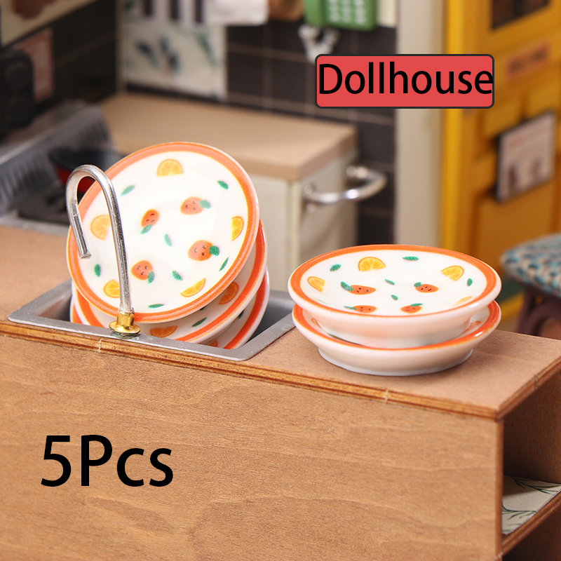 5Pcs 1/12 Dollhouse Mini Plate - مراجعة Commercial Kitchen Setup وسعره