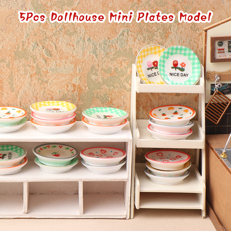 5Pcs 1/12 Dollhouse Mini Plate - مراجعة Commercial Kitchen Setup وسعره