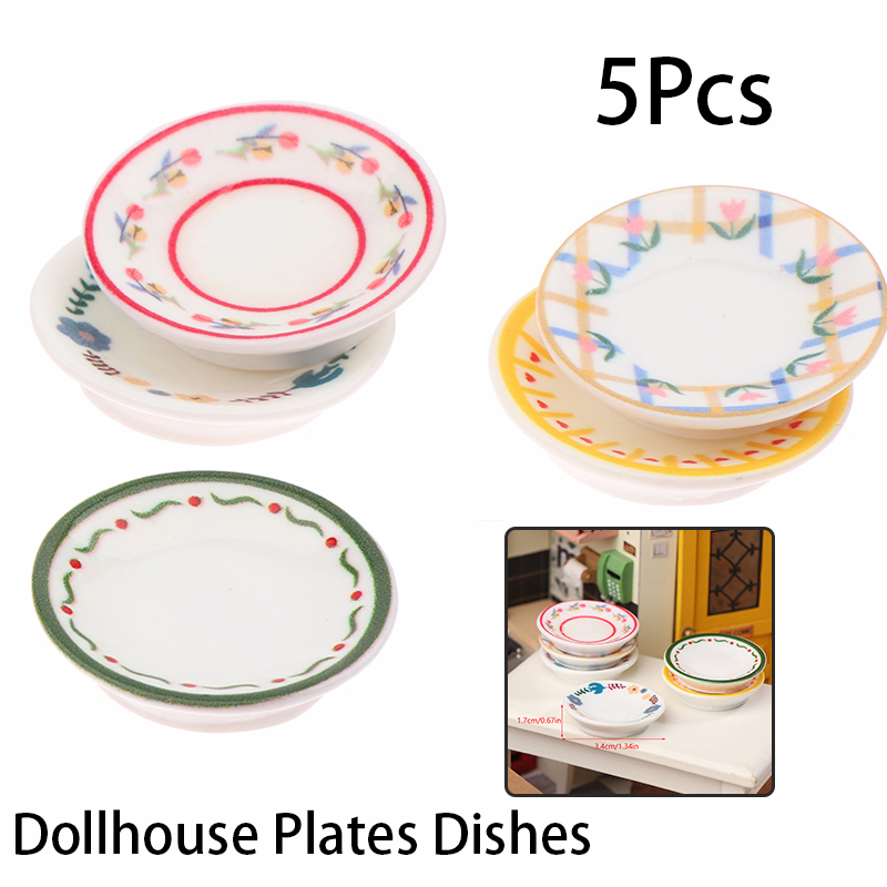 5Pcs 1/12 Dollhouse Mini Plate - مراجعة Commercial Kitchen Setup وسعره