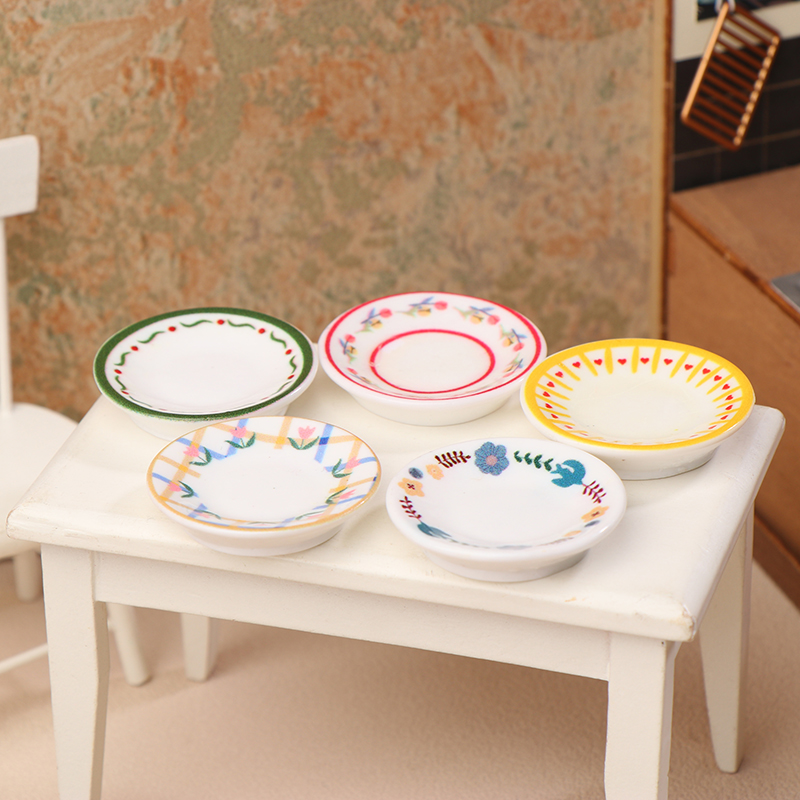 5Pcs 1/12 Dollhouse Mini Plate - مراجعة Commercial Kitchen Setup وسعره