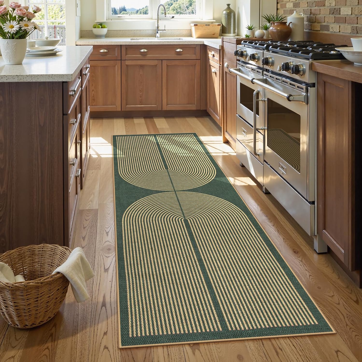 VIKAMA Simple And Retro Line L - مراجعة Kitchen Flooring Commercial وسعره