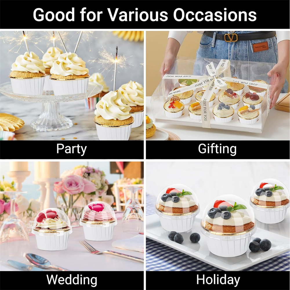 50 pcs Muffins Cup Paper Cupca - مراجعة Commercial Kitchen Items وسعره
