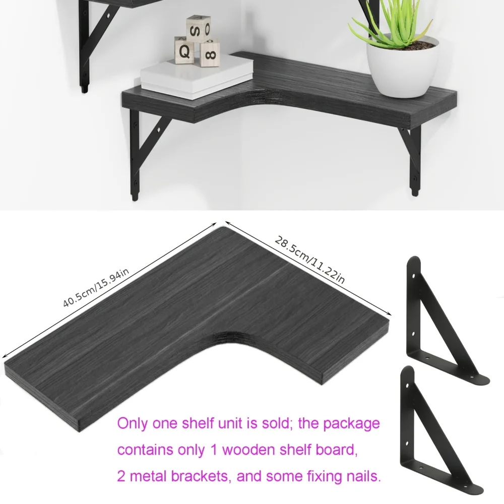 Natural Wood Grain Floating Sh - مراجعة Commercial Kitchen Organiser وسعره