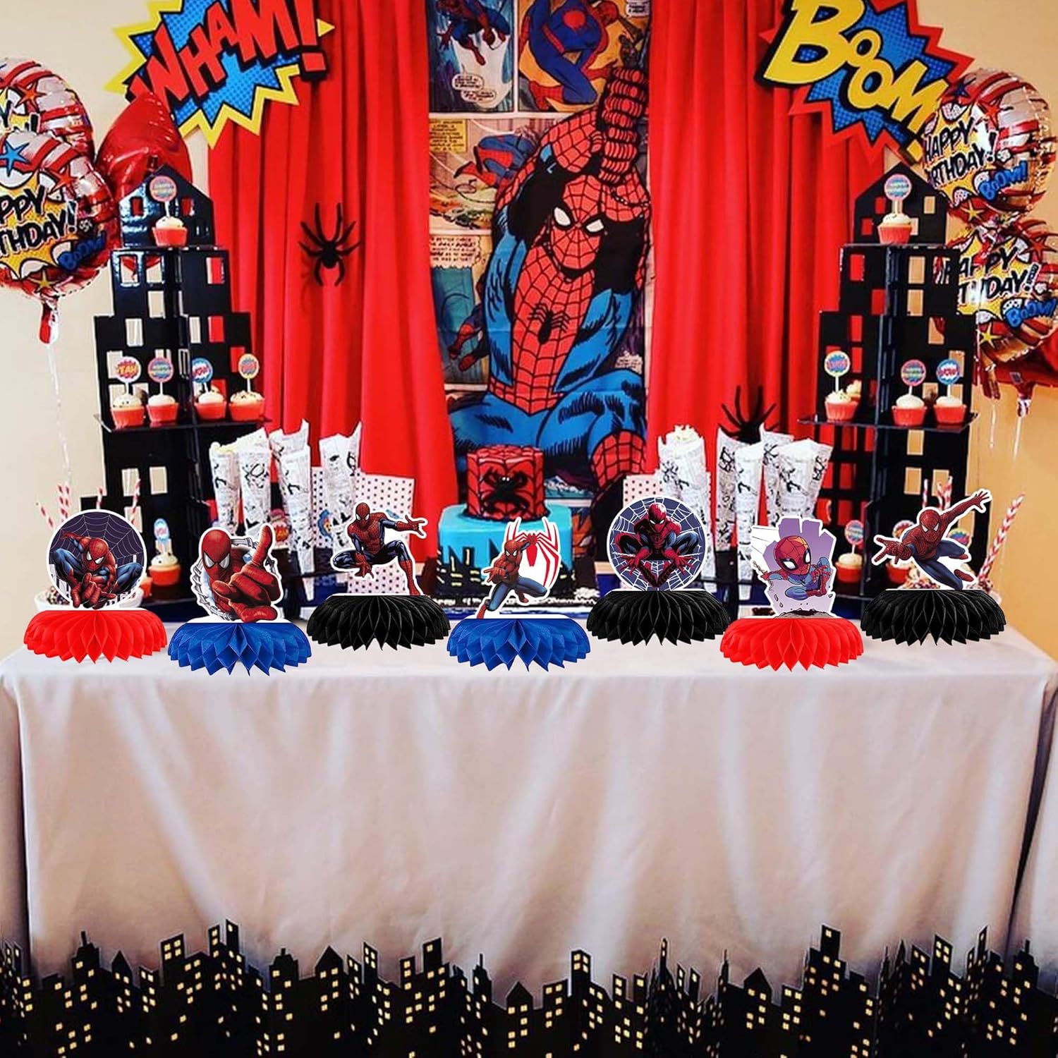 Spider-Man party supplies supe - مراجعة Commercial Kitchen Items وسعره
