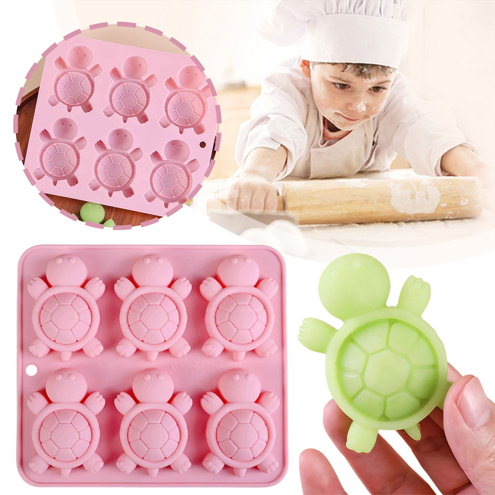 Turtles Ice Tray 3D Tortoises  - مراجعة Commercial Kitchen Items وسعره