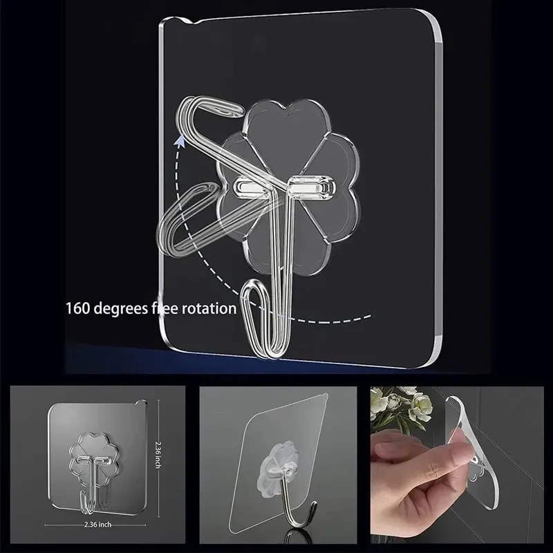 20/10PCS Hook Self-Adhesive PV - مراجعة Commercial Kitchen Organiser وسعره