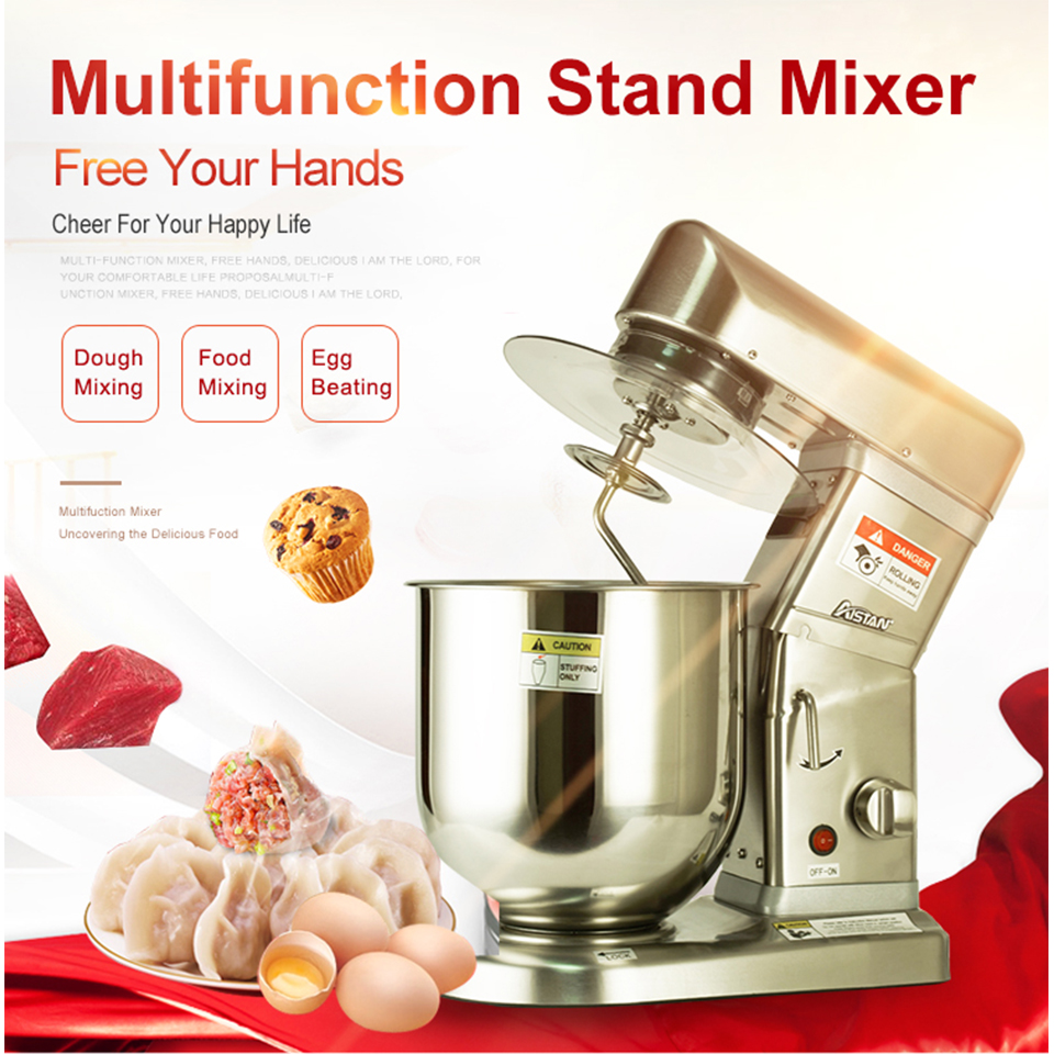 B5S Household Commercial Stand - مراجعة Commercial Kitchen Mixers Dough Mixer وسعره