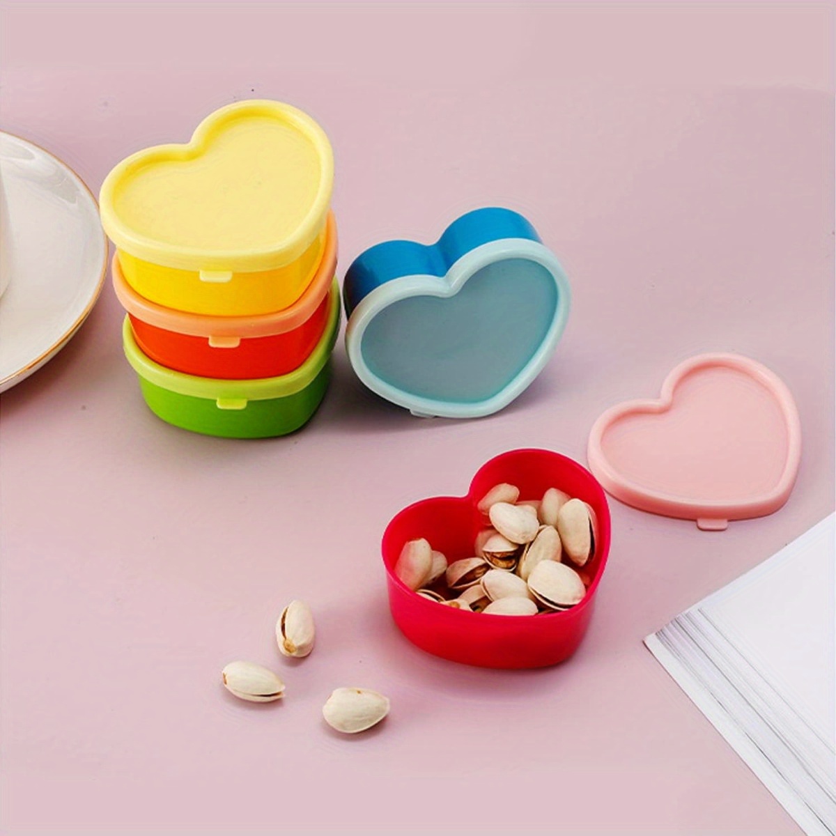 5PCS Mini Lunch Box Condiment  - مراجعة Commercial Kitchen Utensil Organizer وسعره