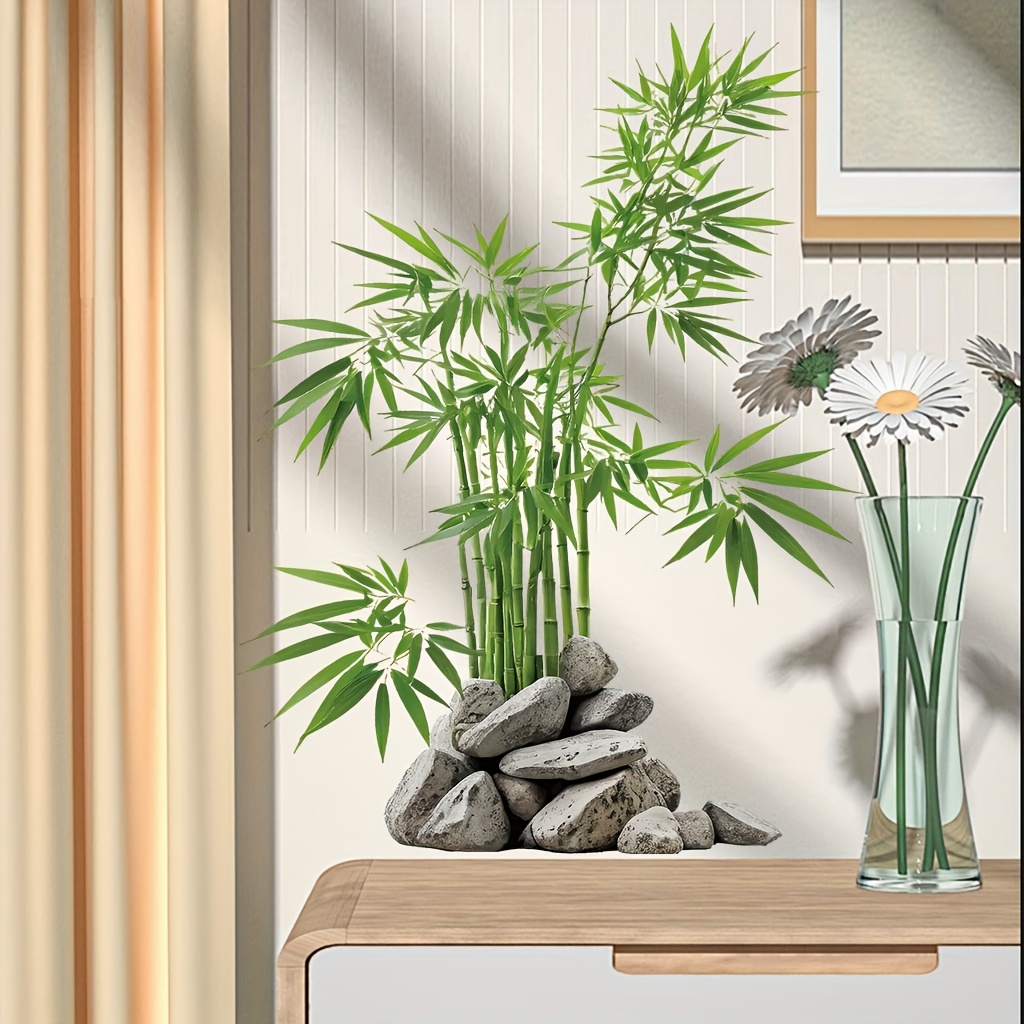 Watercolor Green Bamboo Leaf P - مراجعة Commercial Kitchen Tiles وسعره