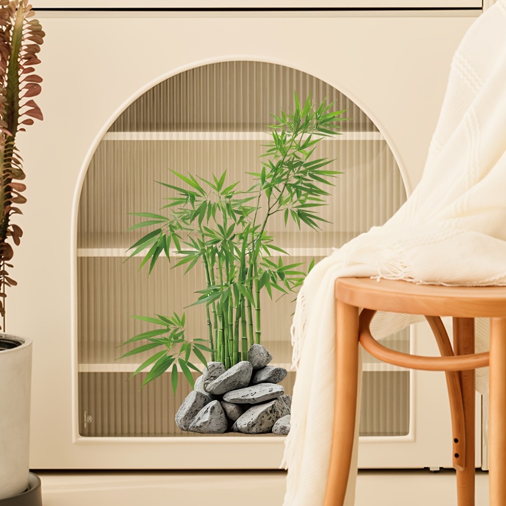 Watercolor Green Bamboo Leaf P - مراجعة Commercial Kitchen Tiles وسعره