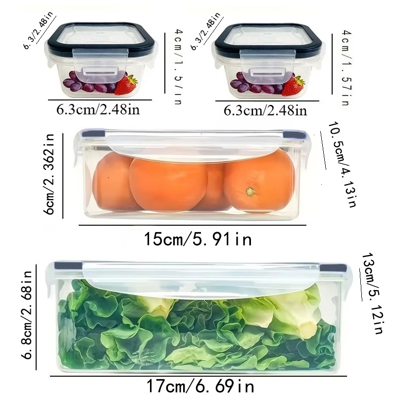 8Pcs Set Includes 4 Containers - مراجعة Commercial Kitchen Organiser وسعره