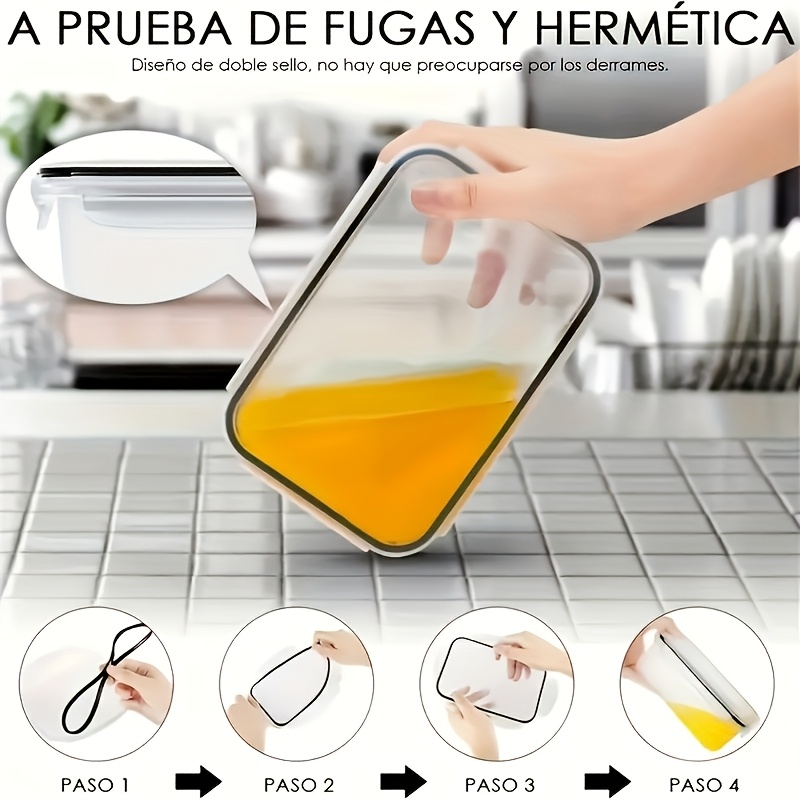 8Pcs Set Includes 4 Containers - مراجعة Commercial Kitchen Organiser وسعره
