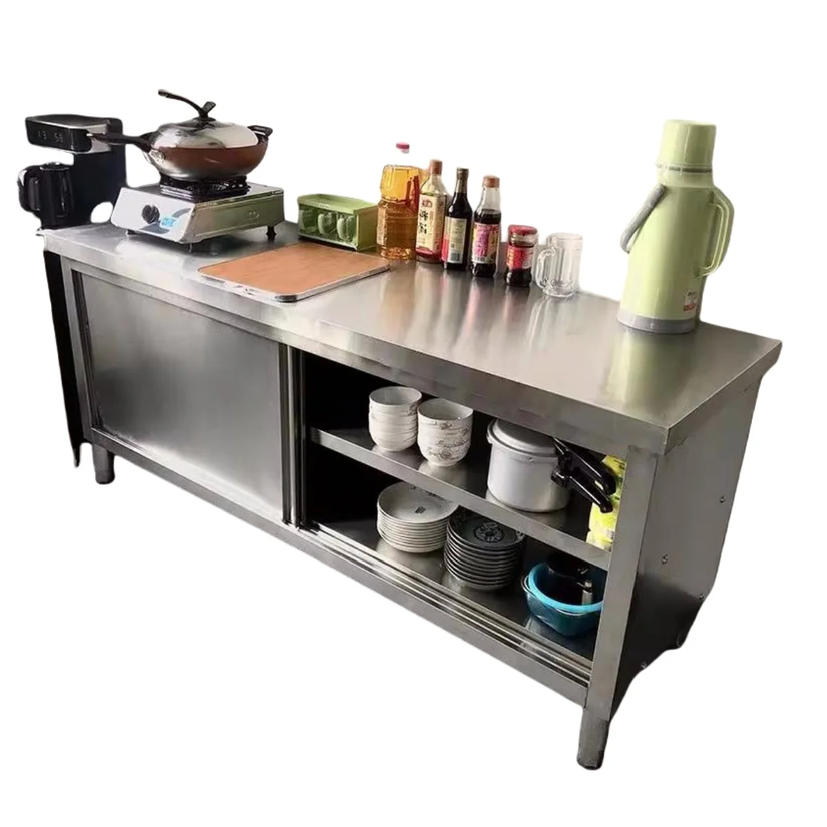 Commercial Multipurpose Kitche - مراجعة Commercial Kitchen Prep Table وسعره