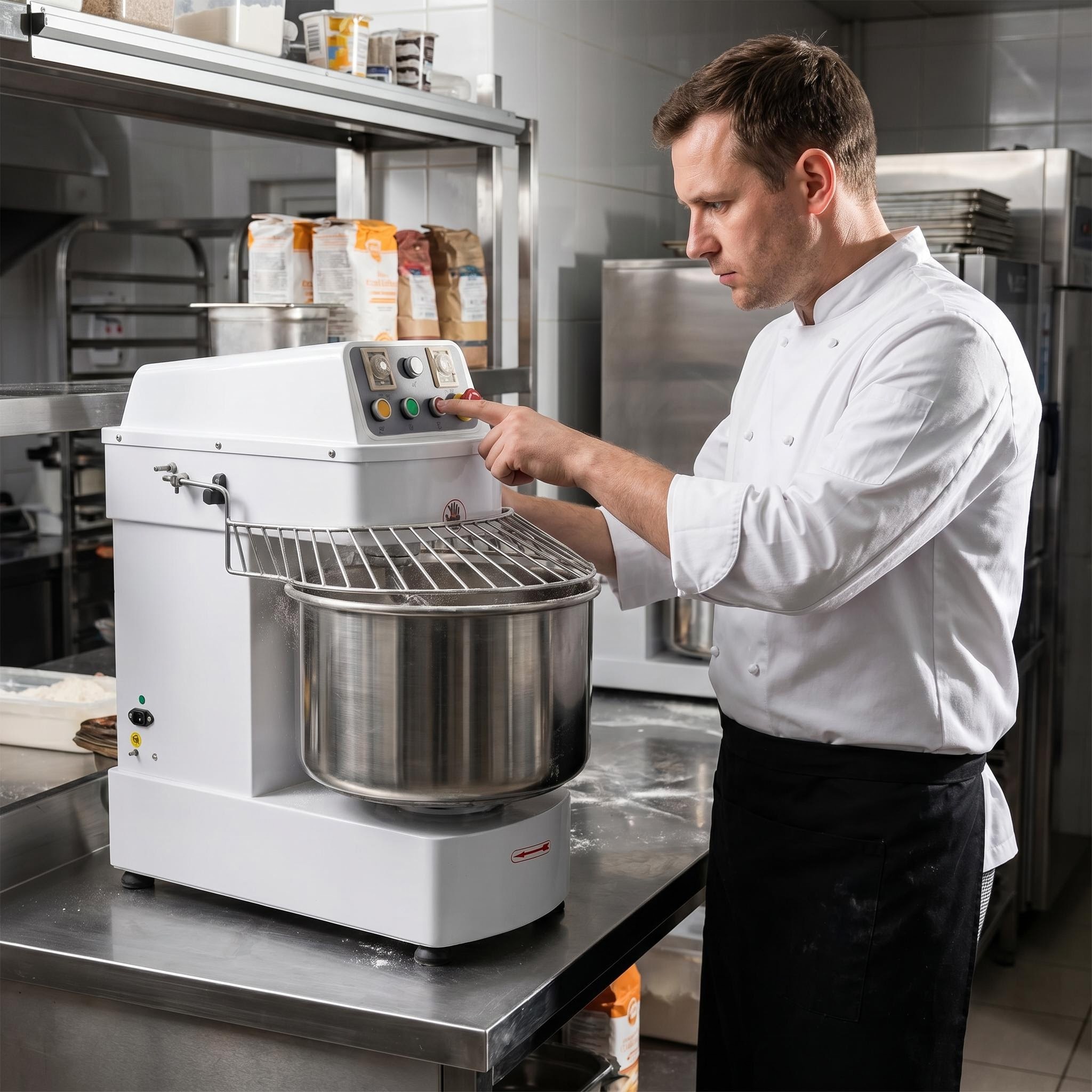 Bakery Equipment Commercial Sp - مراجعة Commercial Kitchen Mixers Dough Mixer وسعره