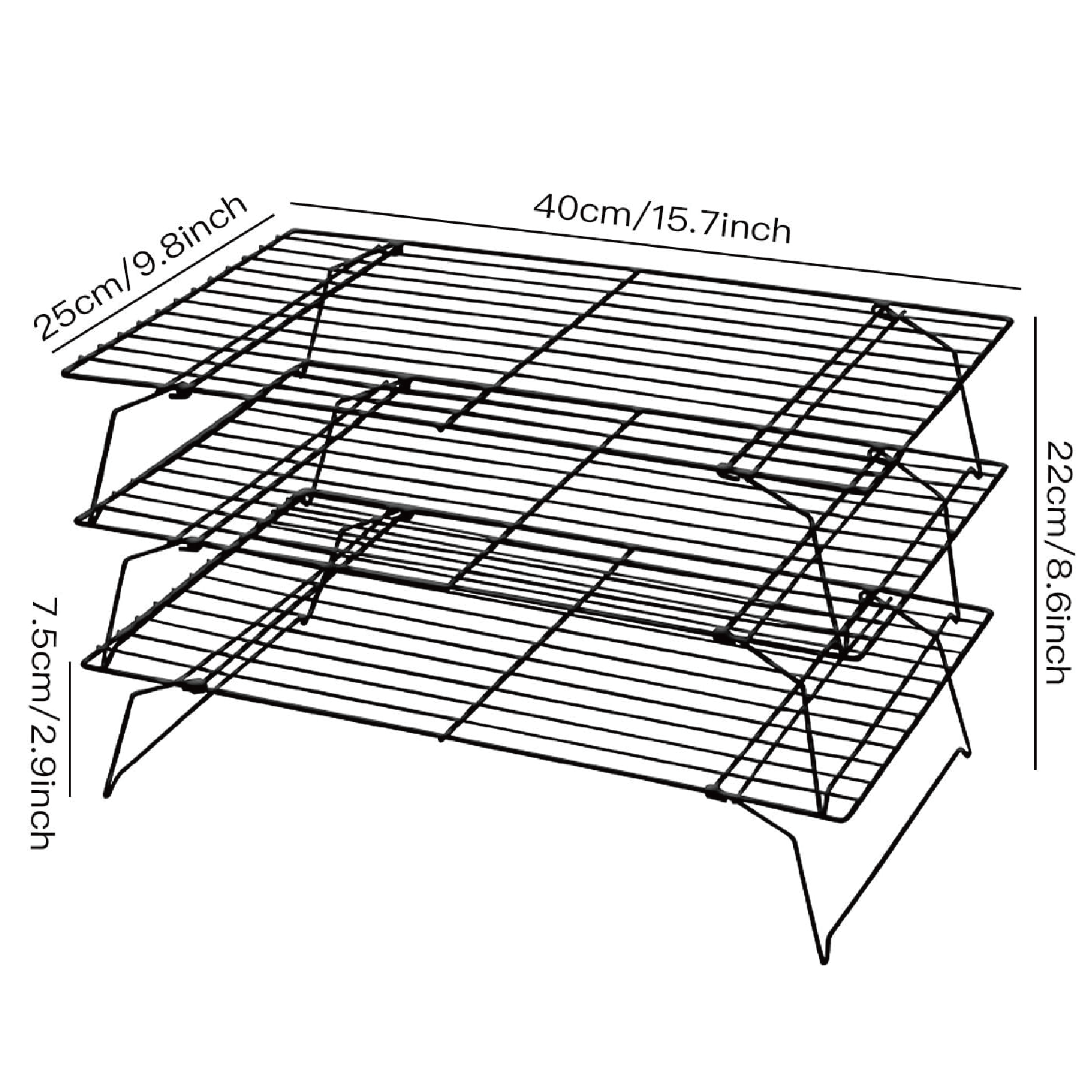 3-Tier Cooling Racks, Stackabl - مراجعة Commercial Kitchen Items وسعره