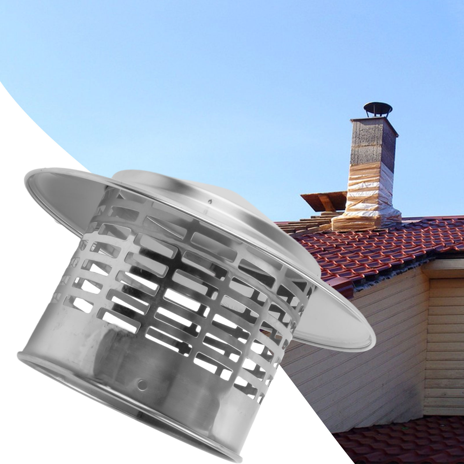 110/160mm Chimney Cap Exterior - مراجعة Commercial Exhaust Hood وسعره