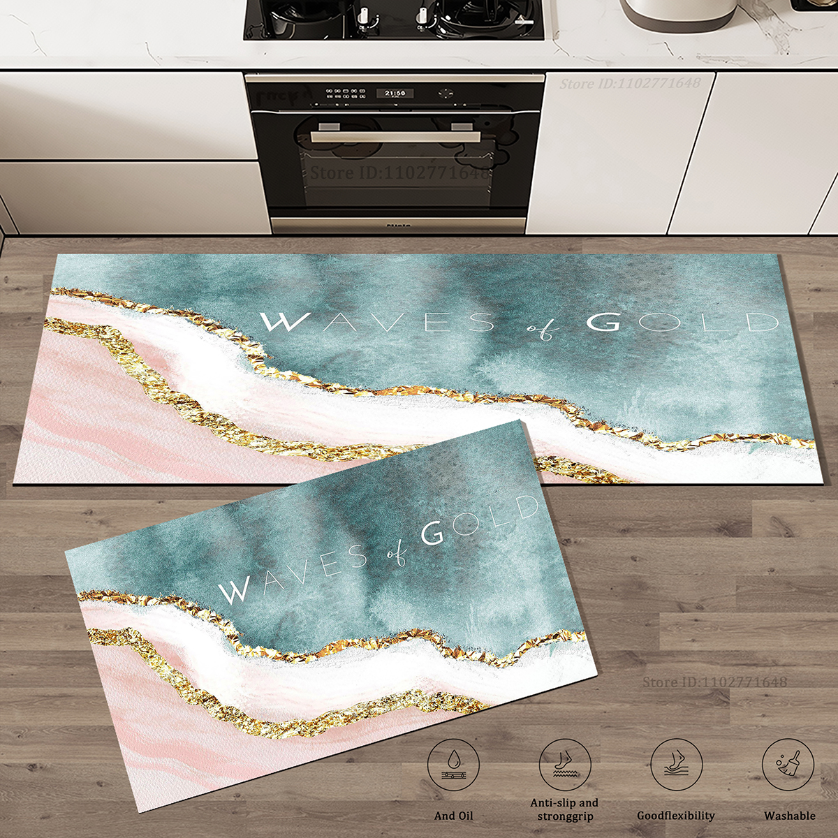 Marble Pattern Kitchen Absorbe - مراجعة Kitchen Flooring Commercial وسعره