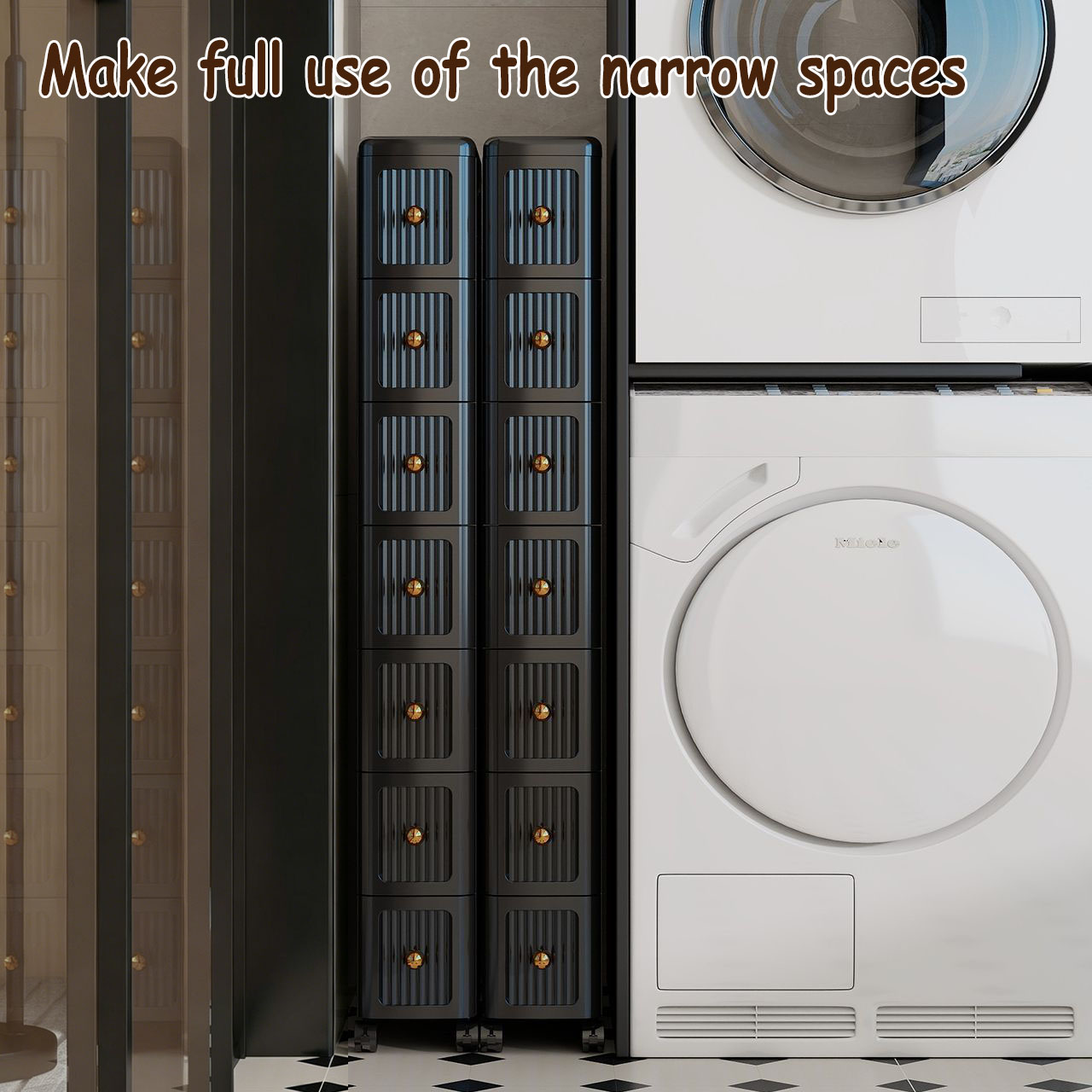 15CM Narrow Gap Drawer Storage - مراجعة Commercial Kitchen Organiser وسعره