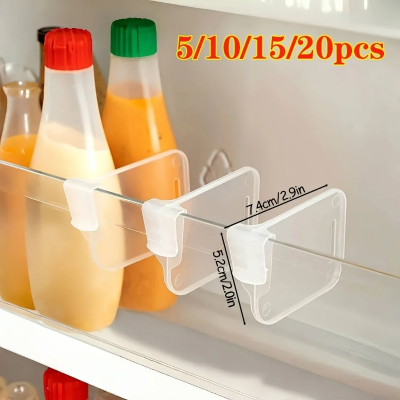 5 10 15 20PCS Sturdy Clear Ref - مراجعة Commercial Kitchen Organiser وسعره
