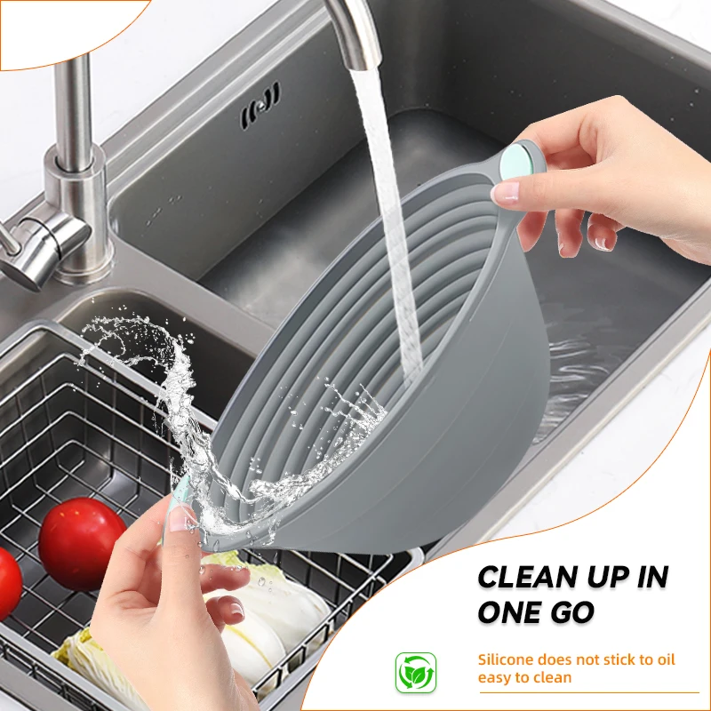1PC Silicone Foldable Banneton - مراجعة Commercial Kitchen Setup وسعره
