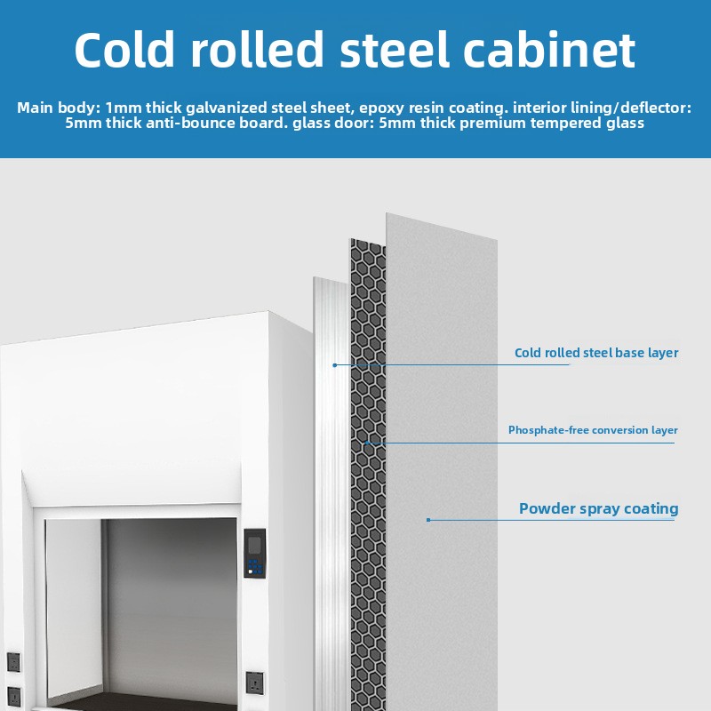 Steel Glass Edges Laboratory E - مراجعة Commercial Exhaust Hood وسعره