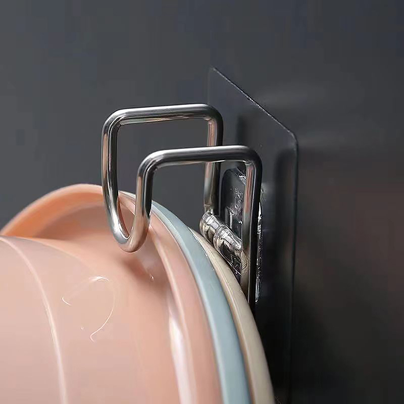 Punch-Free Sticky Hook Bathroo - مراجعة Commercial Kitchen Organiser وسعره