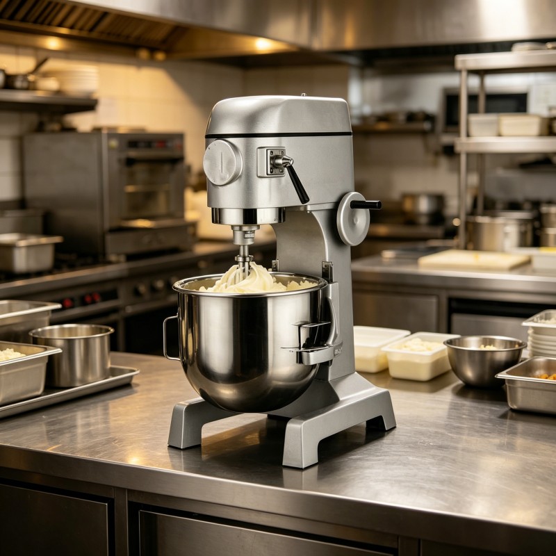 Stainless Steel Commercial Dou - مراجعة Commercial Kitchen Mixers Dough Mixer وسعره