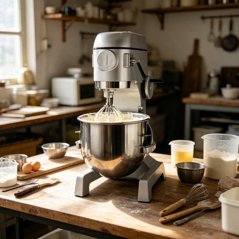 Stainless Steel Commercial Dou - مراجعة Commercial Kitchen Mixers Dough Mixer وسعره
