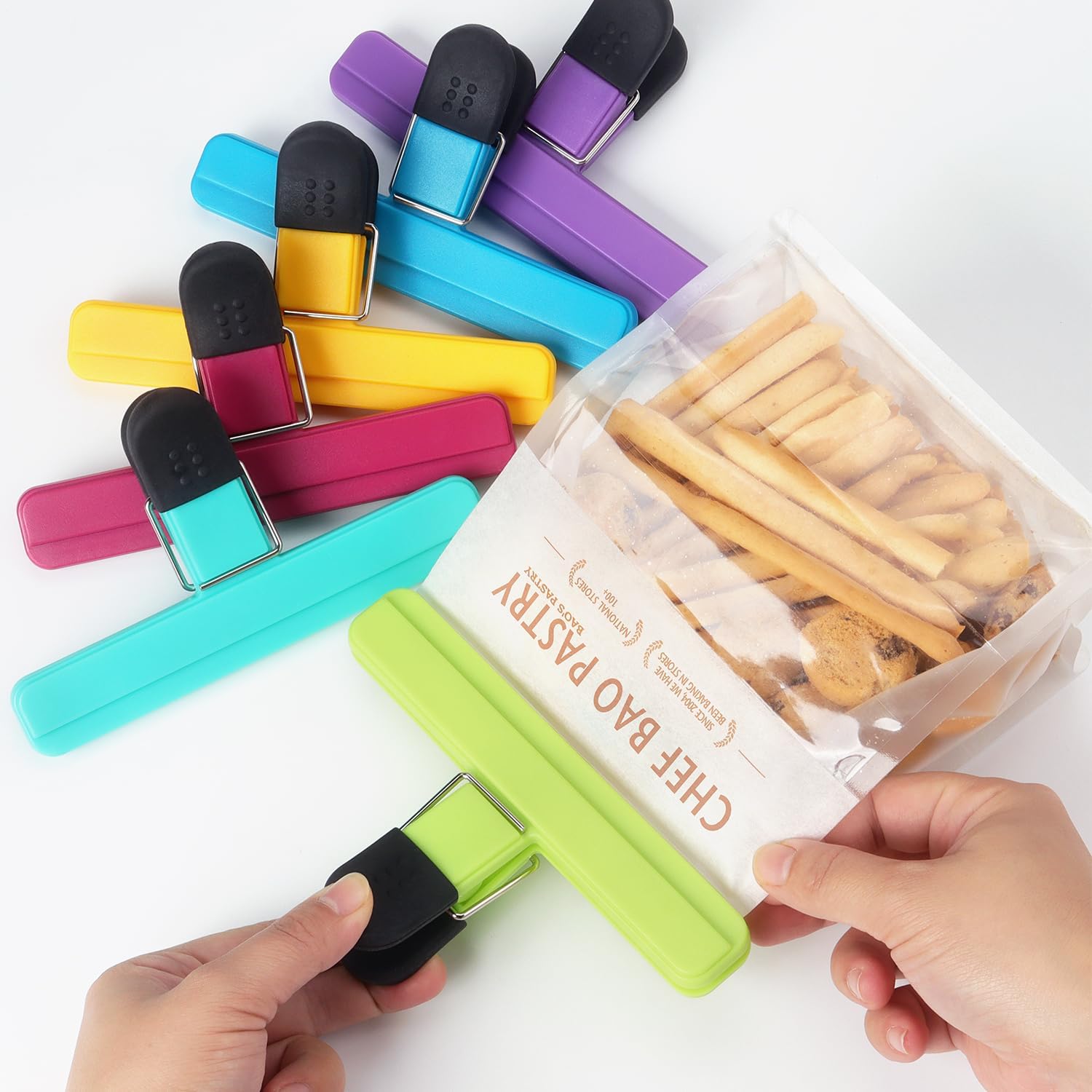 3-12PCS Multi Purpose Sealing  - مراجعة Commercial Kitchen Organiser وسعره