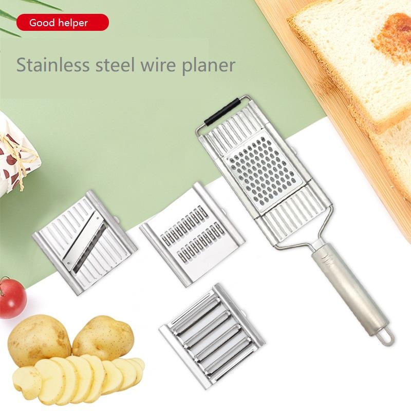 4 in1 Vegetable Slicer Stainle - مراجعة Commercial Potato Peeler وسعره