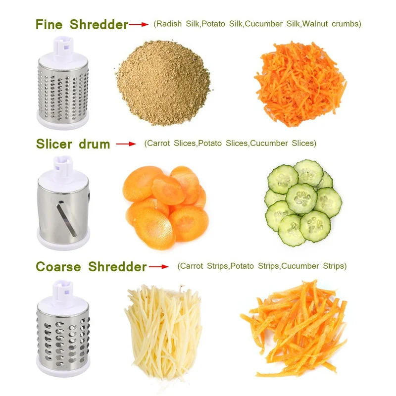 Manual Rotary Cheese Grater fo - مراجعة Commercial Potato Peeler وسعره