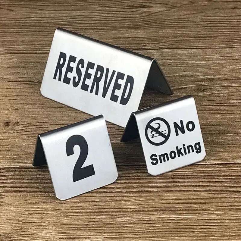 5pcs Metal No Smoking Warning  - مراجعة Commercial Kitchen Prep Table وسعره