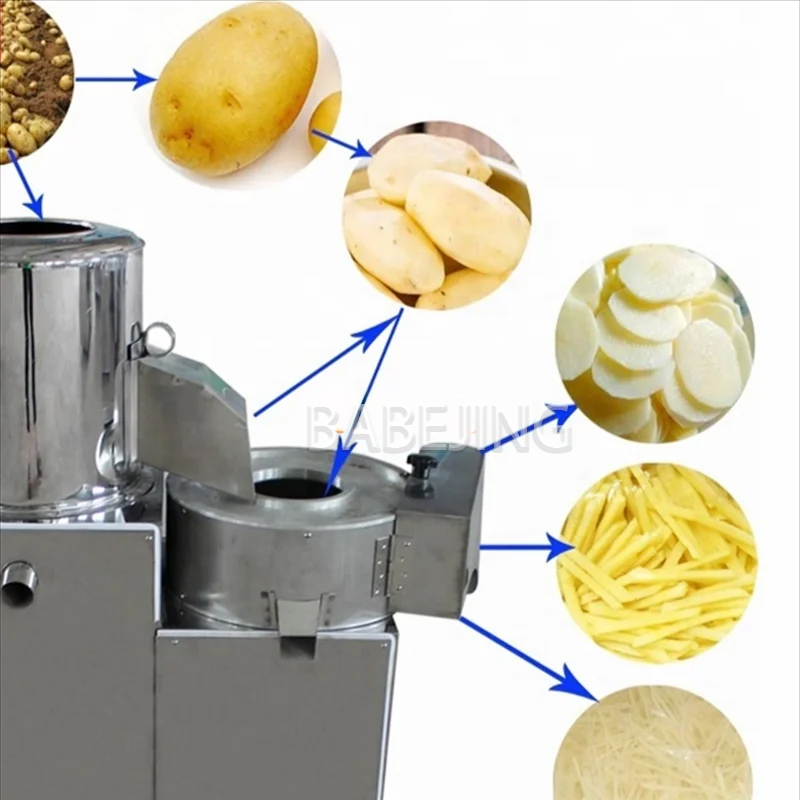 BABEJING Fully Automatic Potat - مراجعة Commercial Potato Peeler وسعره
