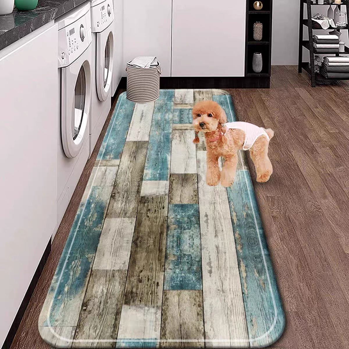 VIKAMA 1/2PCS Modern Simple Ki - مراجعة Kitchen Flooring Commercial وسعره