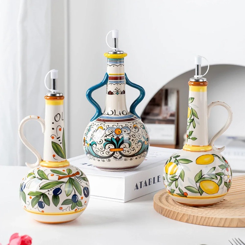 Ceramic Oil Bottle Soy Sauce B - مراجعة Commercial Kitchen Items وسعره