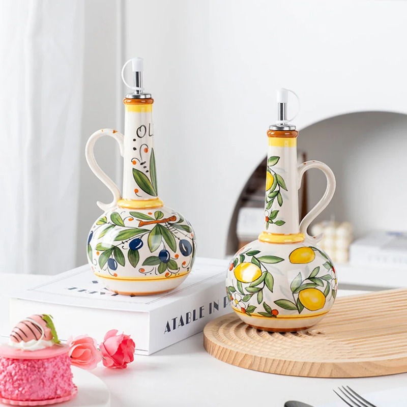 Ceramic Oil Bottle Soy Sauce B - مراجعة Commercial Kitchen Items وسعره